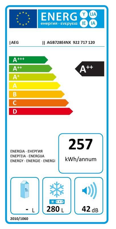 Mraznička AEG AGB728E4NX nerez