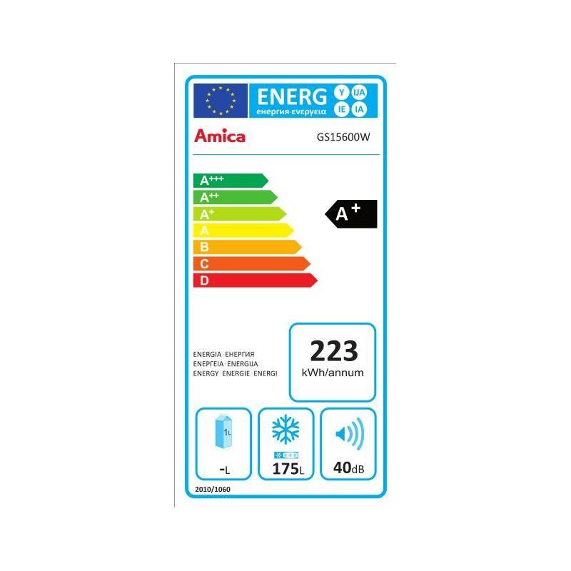 Mraznička Amica GS15600W bílá