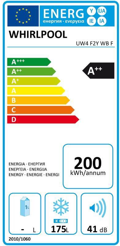 Mraznička Whirlpool UW4 F2Y WB F bílá