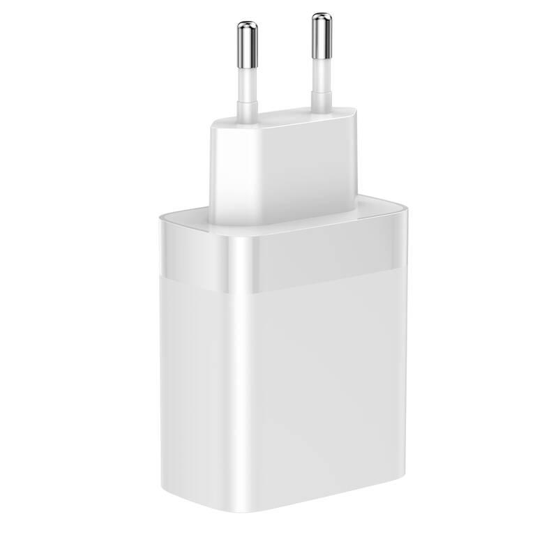 Nabíječka do sítě Baseus Mirror Lake 2x USB QC Digital Display bílá