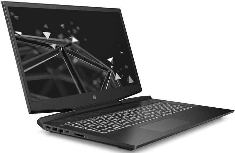 Notebook HP Pavilion Gaming 17-cd0101nc černý bílý