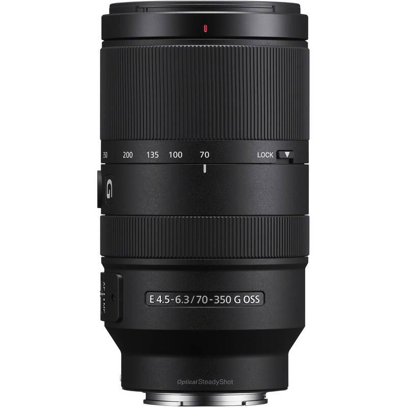Objektiv Sony E 70-350 f 4.5-6.3 G OSS černý, Objektiv, Sony, E, 70-350, f, 4.5-6.3, G, OSS, černý
