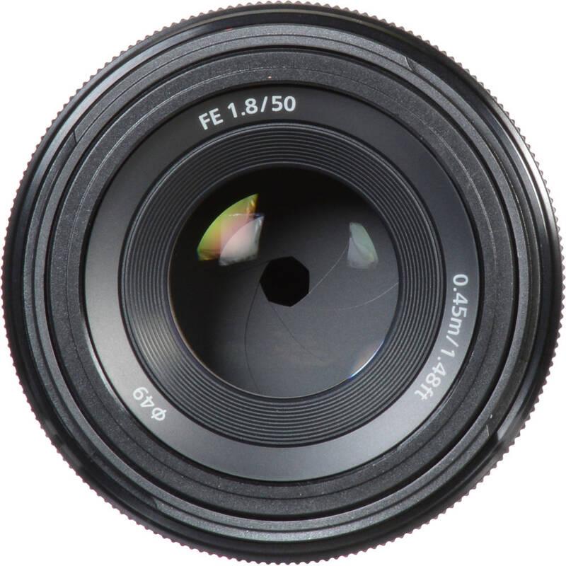 Objektiv Sony FE 50 mm f 1.8 černý