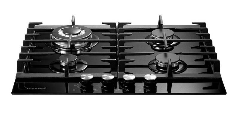 Plynová varná deska Concept Black PDV7260bc černá