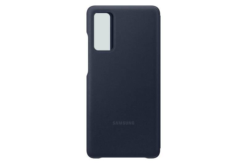 Pouzdro na mobil flipové Samsung Clear View na Galaxy S20 FE modré