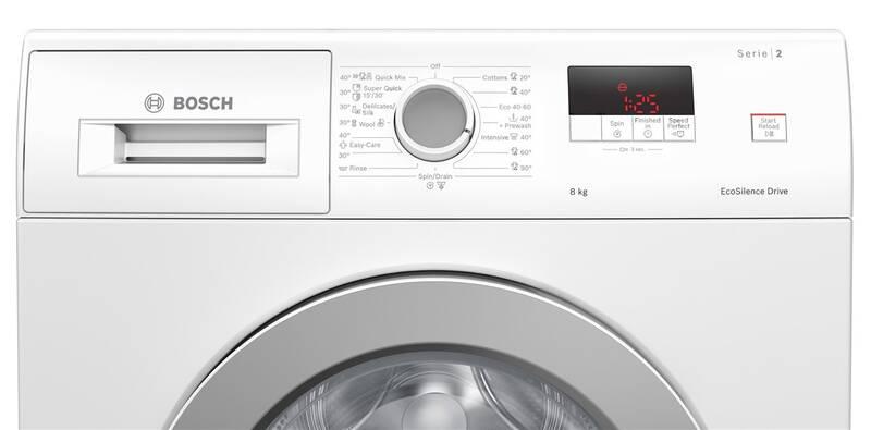 Pračka Bosch Serie 2 WAJ24063BY bílá