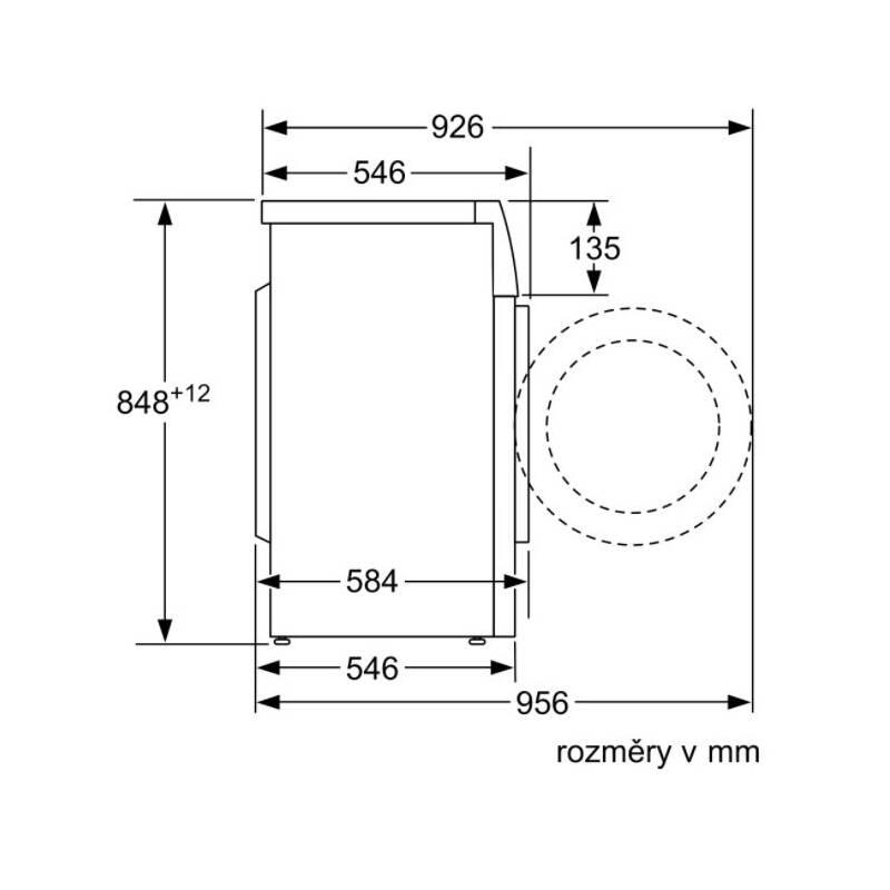 Pračka Bosch Serie 2 WAJ24063BY bílá