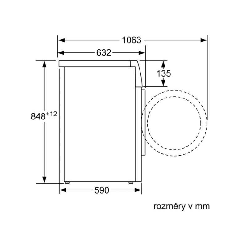 Pračka Bosch Serie 8 WAX32KH2BY bílá
