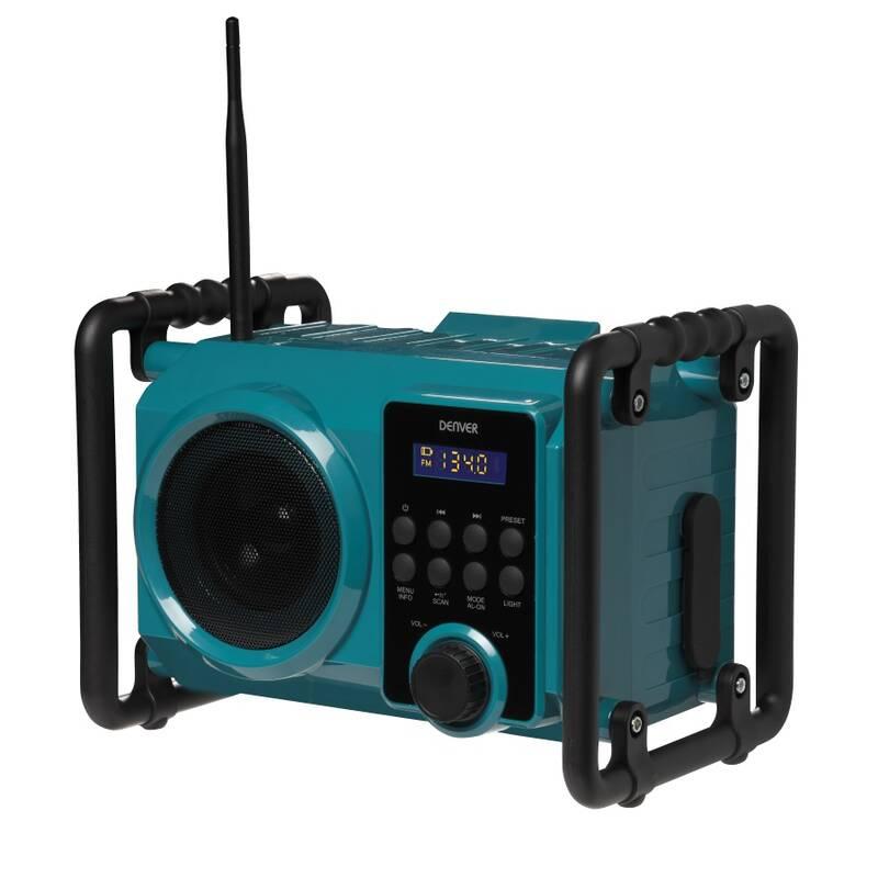 Radiopřijímač Denver WRB-50 zelený, Radiopřijímač, Denver, WRB-50, zelený