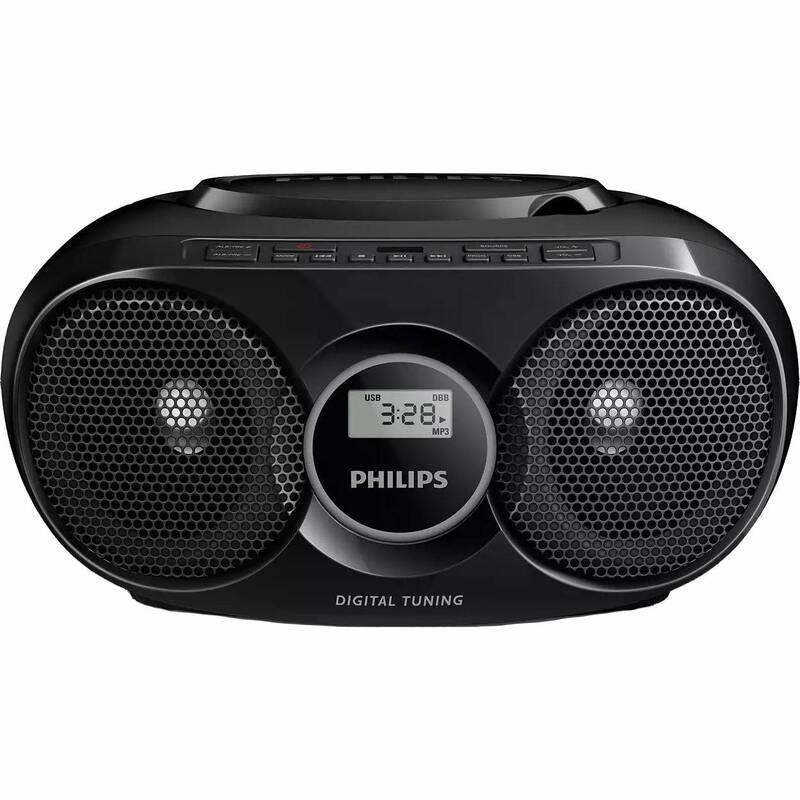 Radiopřijímač s CD Philips AZ318B černý