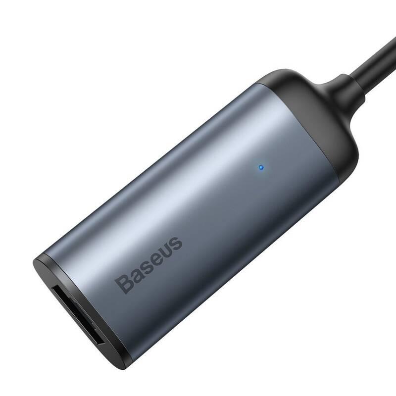 Redukce Baseus USB-C RJ45 šedá