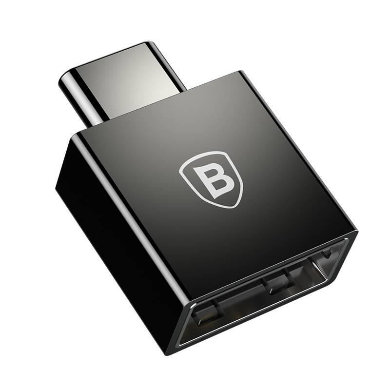 Redukce Baseus USB-C USB černá