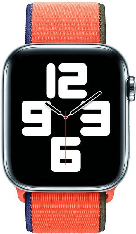 Řemínek Apple Watch 44mm kumkvatově oranžový provlékací sportovní, Řemínek, Apple, Watch, 44mm, kumkvatově, oranžový, provlékací, sportovní