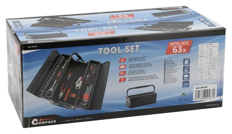 Sada nářadí Compass Metal Box