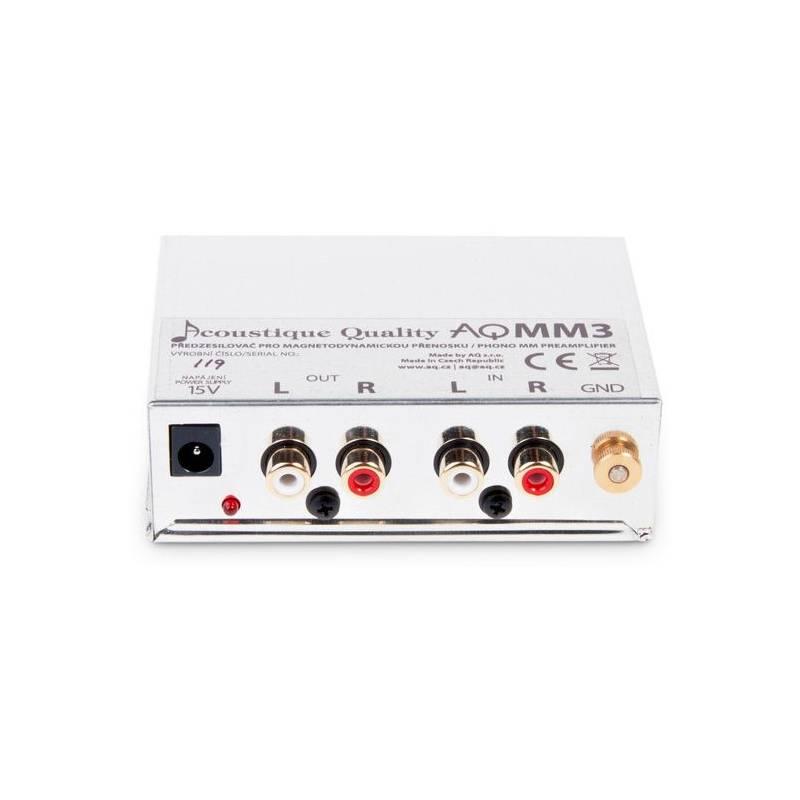 Sluchátkový zesilovač AQ MM3 stříbrný, Sluchátkový, zesilovač, AQ, MM3, stříbrný