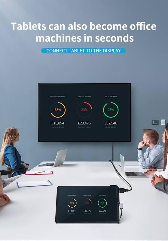 USB Hub Baseus USB-C USB, HDMI, SD, micro SD, USB-C PD, 3,5mm jack šedý