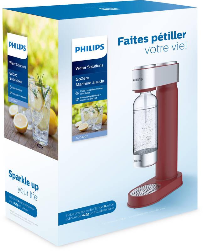Výrobník sodové vody Philips ADD4902RD 10, Výrobník, sodové, vody, Philips, ADD4902RD, 10