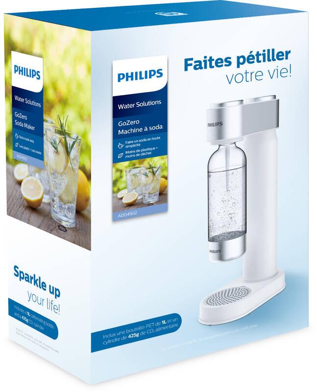 Výrobník sodové vody Philips ADD4902WH 10, Výrobník, sodové, vody, Philips, ADD4902WH, 10