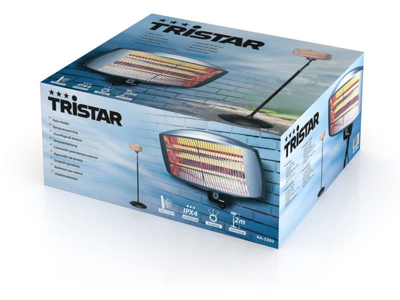 Zářič ohřívač Tristar KA-5283 černý nerez