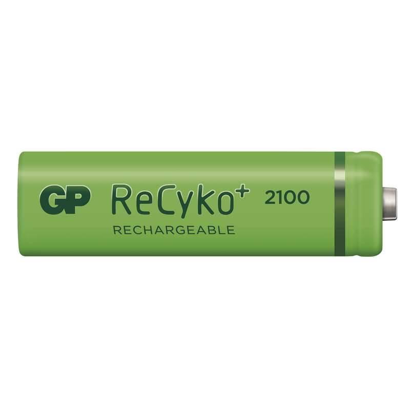 Baterie nabíjecí GP ReCyko AA, HR6, 2100mAh, Ni-MH, krabička 2ks