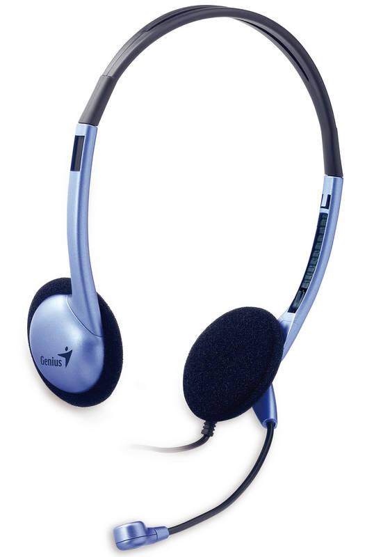 Headset Genius HS-02B stříbrný