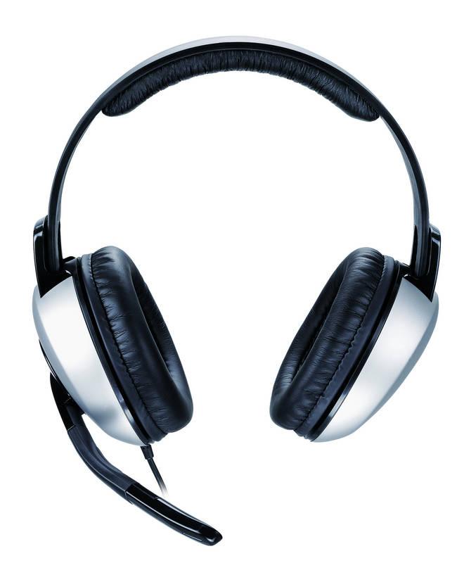 Headset Genius HS-05A černý stříbrný