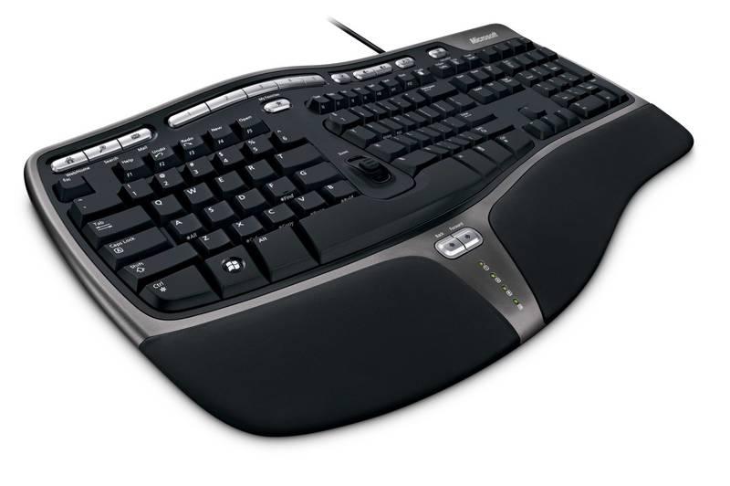 Klávesnice Microsoft Natural Ergonomic 4000, CZ černá