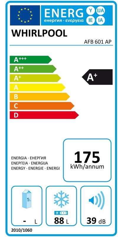 Mraznička Whirlpool AFB 601 AP bílá