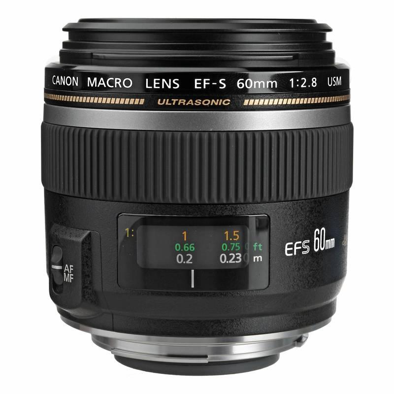 Objektiv Canon EF-S 60 mm f 2,8 černý