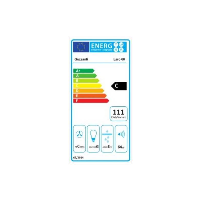 Odsavač par Guzzanti LARO 60 nerez sklo