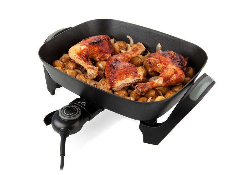 Pečicí pánev ETA Piesta 2160 90000 černá sklo