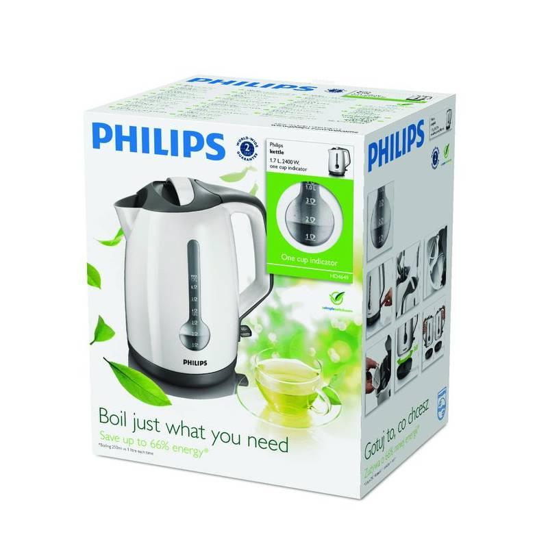 Rychlovarná konvice Philips HD4649 00 bílá
