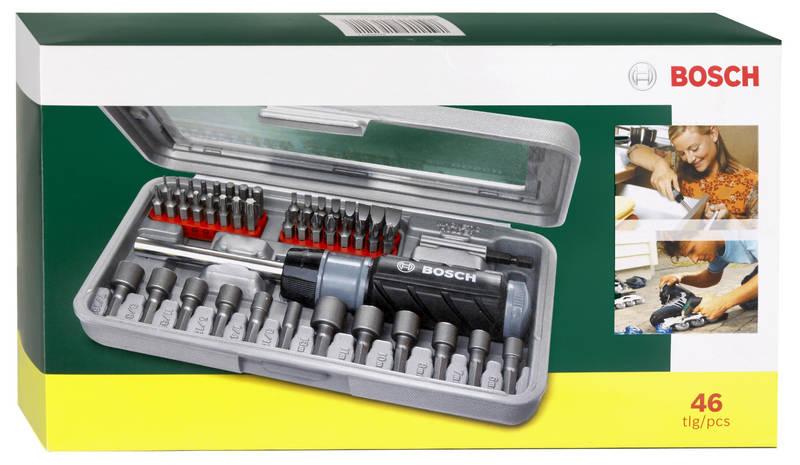 Sada nářadí Bosch 46dílná šroubováků kov plast