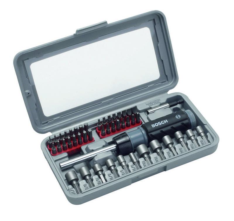 Sada nářadí Bosch 46dílná šroubováků kov plast