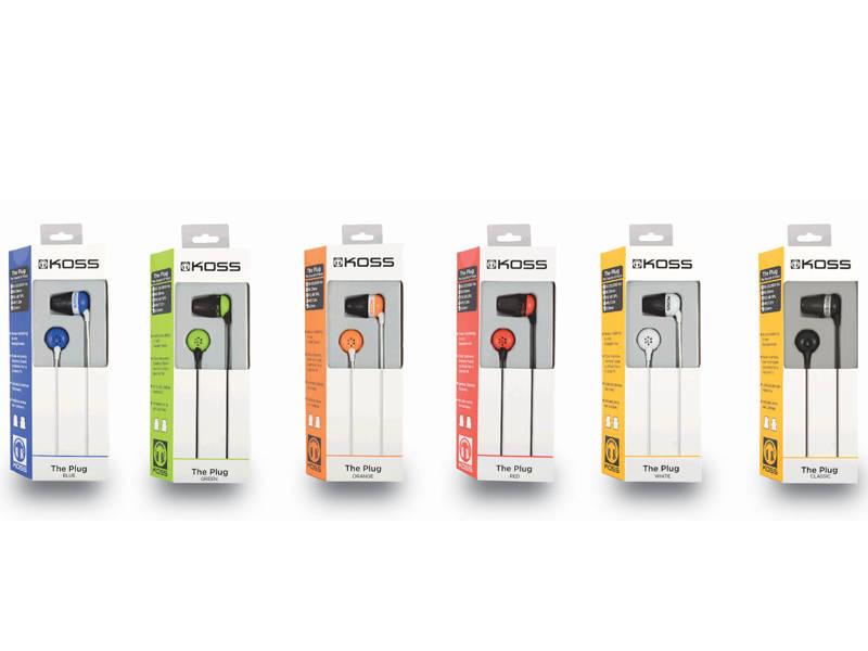 Sluchátka Koss The Plug černá