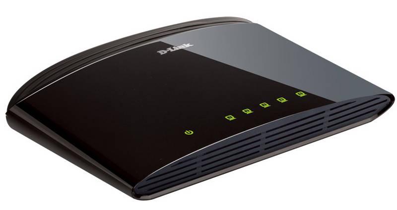 Switch D-Link DES-1005D stříbrný