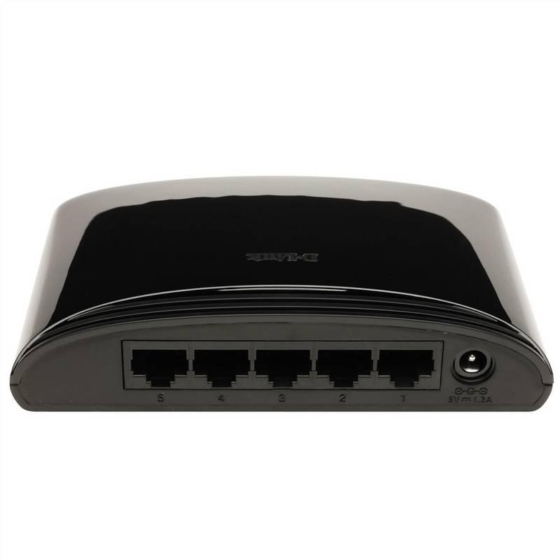 Switch D-Link DES-1005D stříbrný