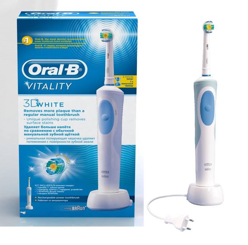 Zubní kartáček Oral-B Vitality 3D White, Zubní, kartáček, Oral-B, Vitality, 3D, White