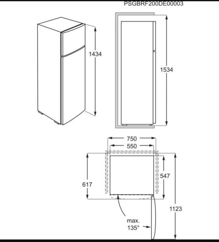 Chladnička AEG RDB424E1AW bílá