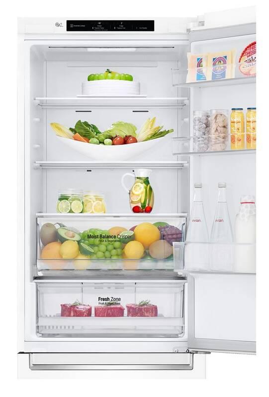 Chladnička s mrazničkou LG GBB61SWJMN bílá