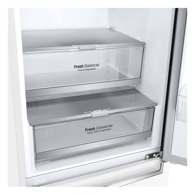 Chladnička s mrazničkou LG GBB71SWDMN bílá