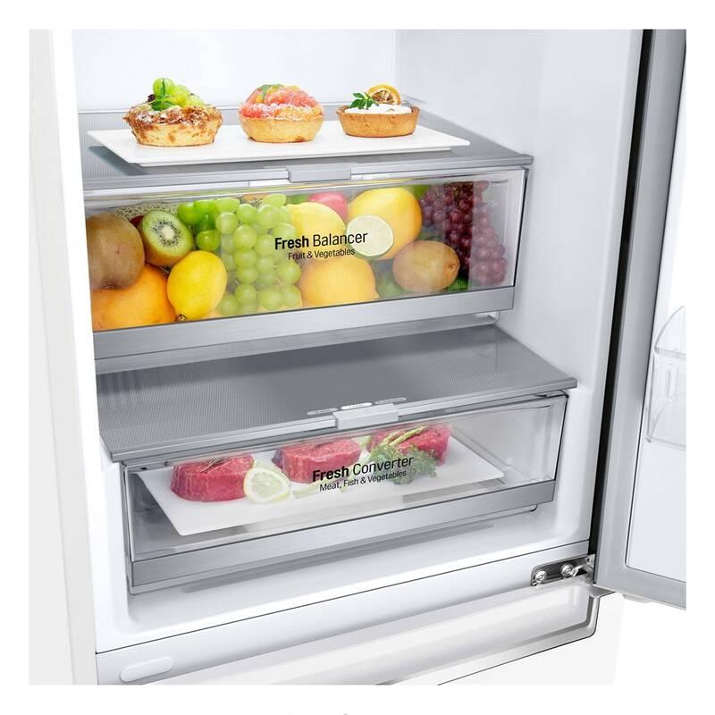 Chladnička s mrazničkou LG GBB71SWDMN bílá