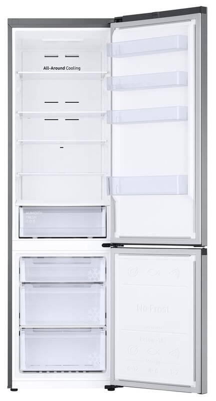 Chladnička s mrazničkou Samsung RB38T600DSA EF stříbrná