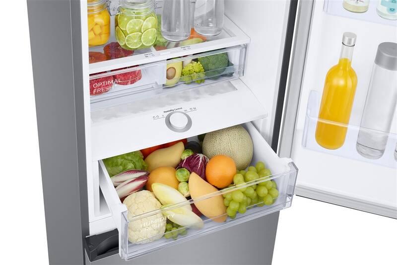 Chladnička s mrazničkou Samsung RB38T676DSA EF stříbrná