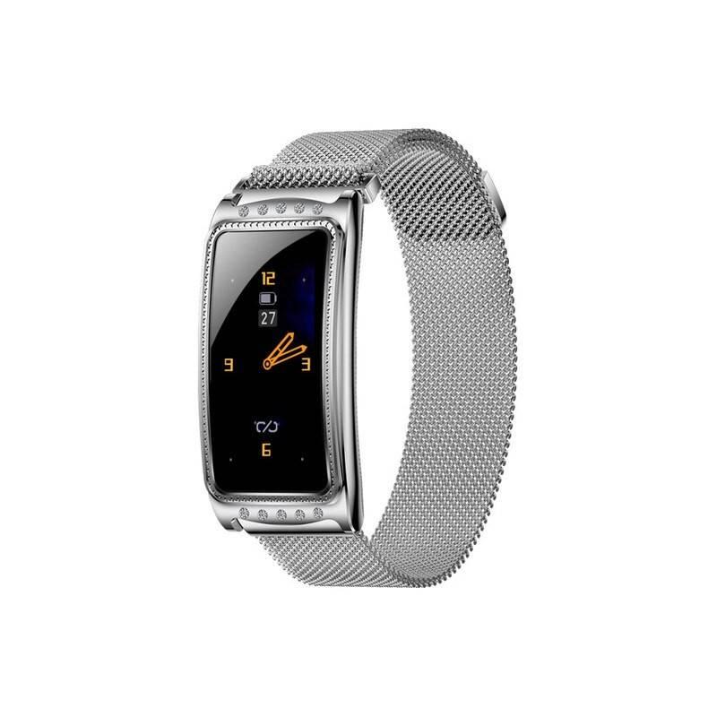 Chytré hodinky IMMAX Crystal Fit stříbrné