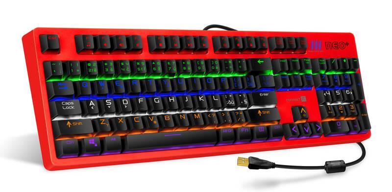 Klávesnice Connect IT NEO , CZ SK černá