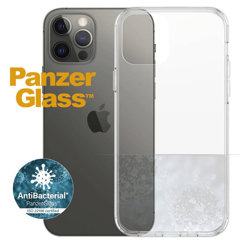 Kryt na mobil PanzerGlass ClearCase Antibacterial na Apple iPhone 12 12 Pro průhledný