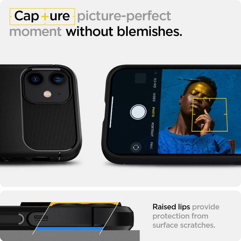 Kryt na mobil Spigen Rugged Armor na Apple iPhone 12 mini černý