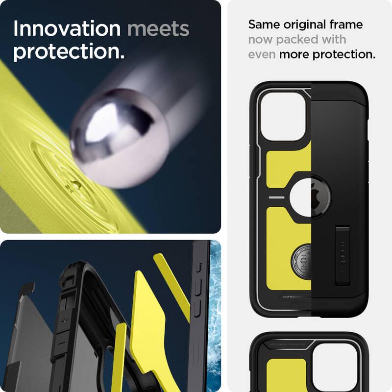 Kryt na mobil Spigen Tough Armor na Apple iPhone 12 mini černý