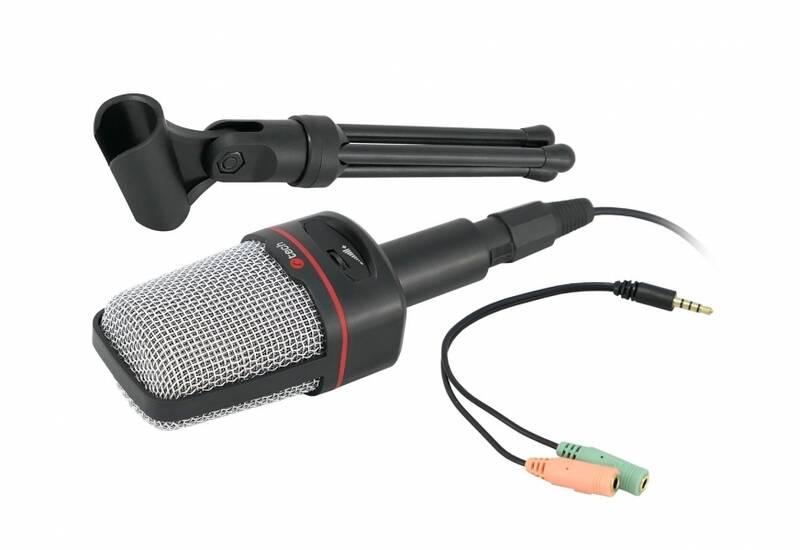 Mikrofon C-Tech MIC-02 černý